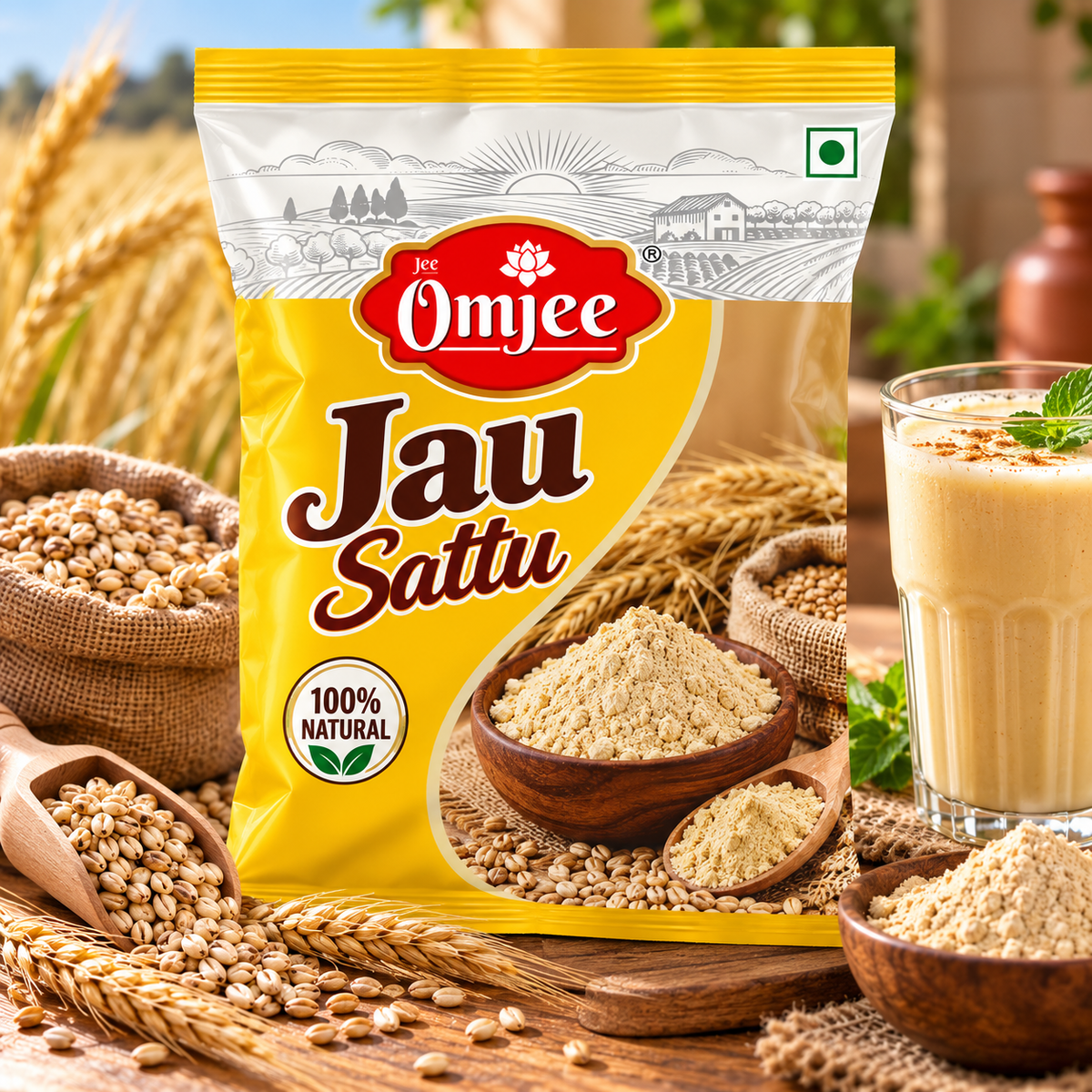 Jau Sattu (जौ सत्तू)