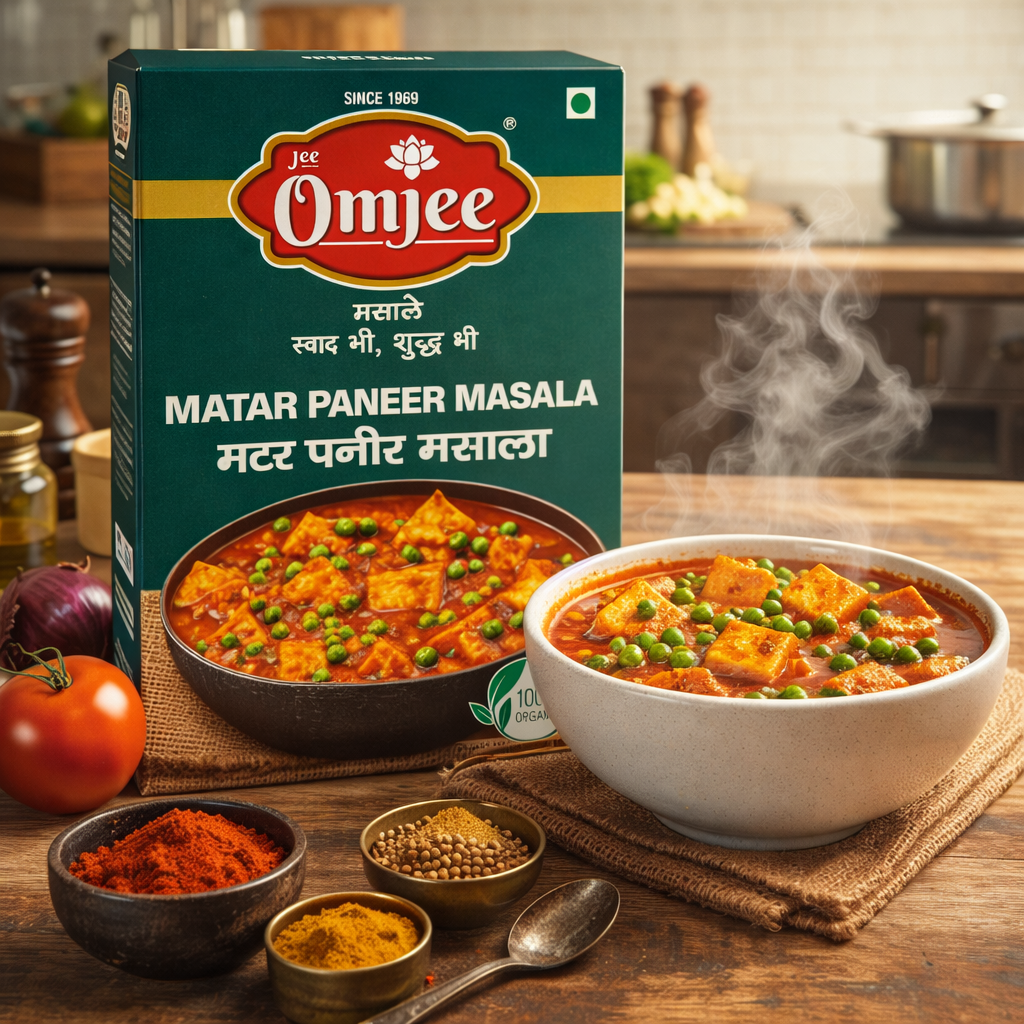 Matar Paneer Masala (मटर पनीर मसाला)